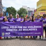 ACP participa de ato pelo fim da violência contra as mulheres em Campo Grande