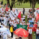 ACP marca presença na Marcha da Classe Trabalhadora em Brasília e reforça defesa da educação pública durante a 27ª Semana Nacional